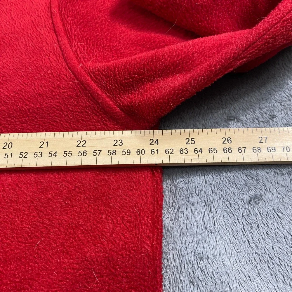 Disney Mickey Mouse Red Fleece Zip Up Hoodie Jacket XL‎ Kids Girls Christmas